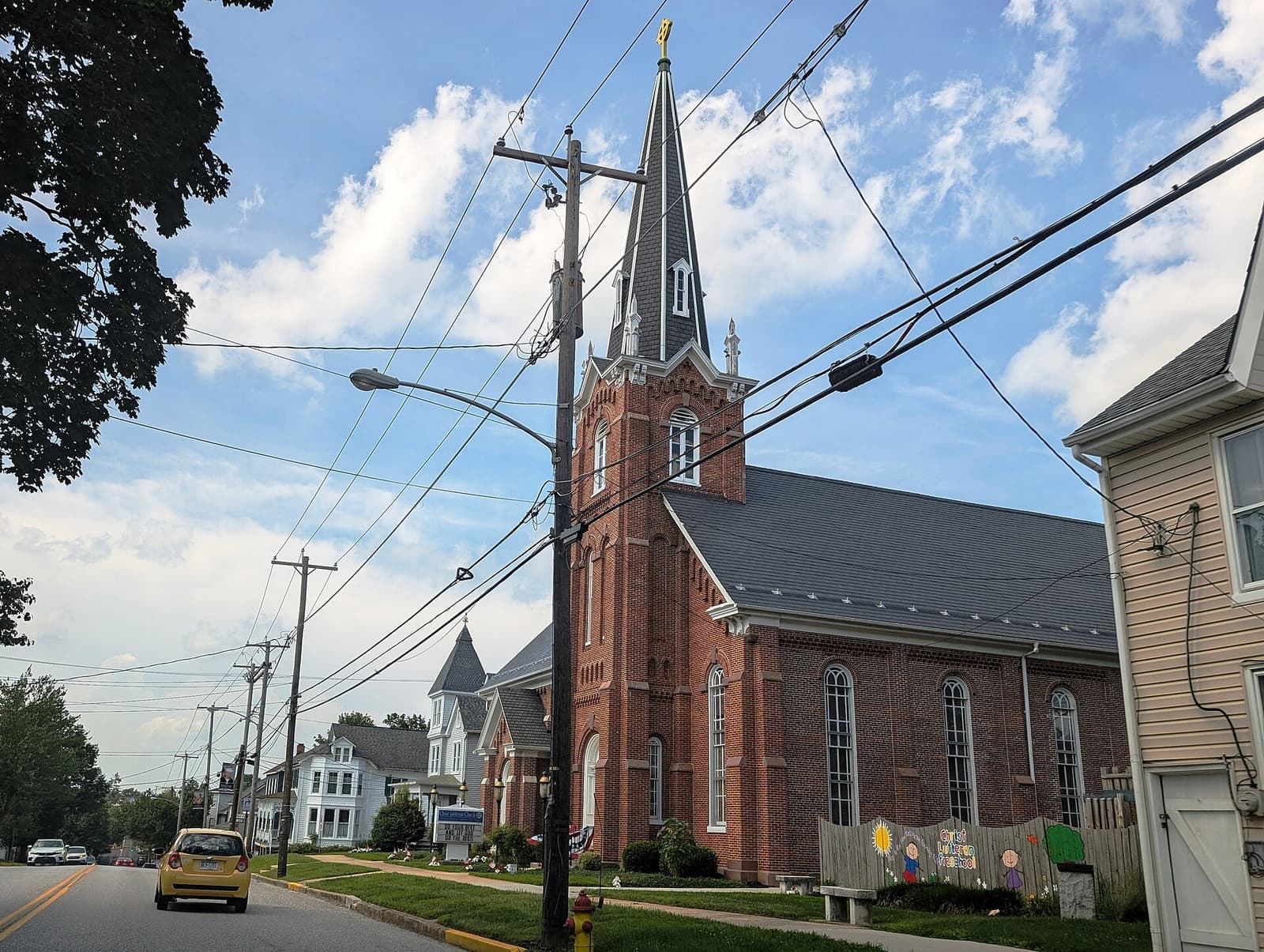 Christ Lutheran Church on South Main Street, Shrewsbury